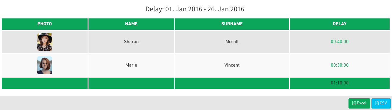 delay report